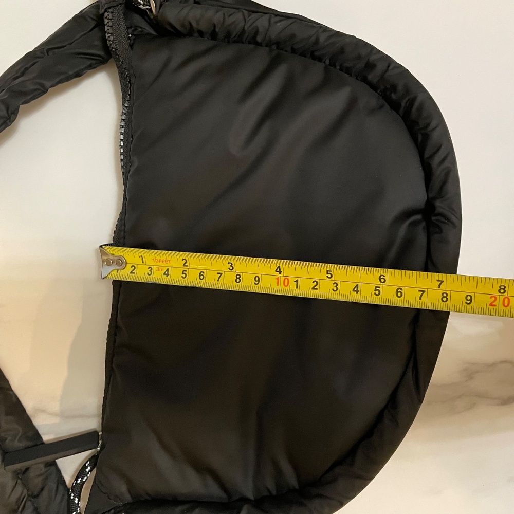 Mercer & Madison Black Crossbody with Pink Lining - Picture 5 of 9